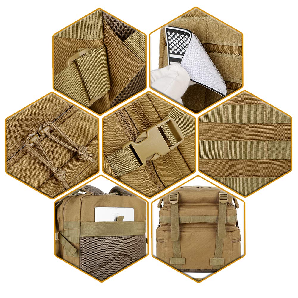 QT&QY 45L Military Backpacks