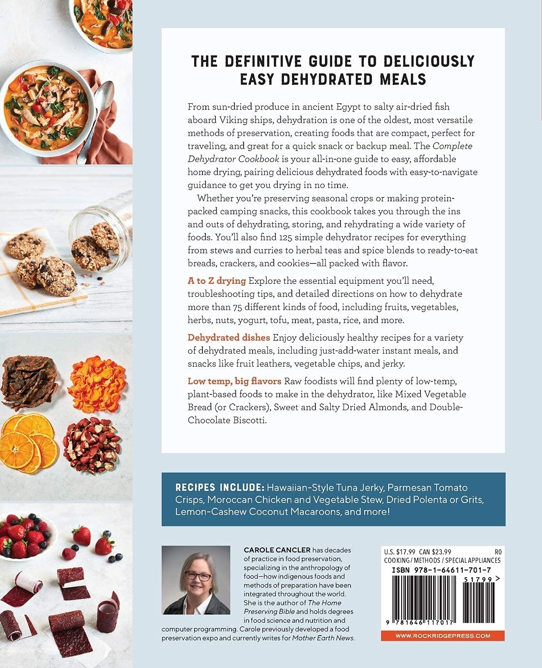 Complete Dehydrator Cookbook: How to Dehydrate Fruit, Vegetables, Meat & More- spiral