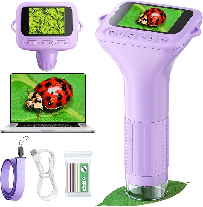 Microscope for Kids with 12 Slides
