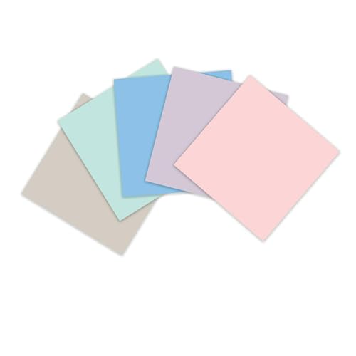Post-it 100% Recycled Paper Super Sticky Notes, 3 in. x 3 in., 5 Pads, 70 Sheets per Pad, Wanderlust Pastels, School Supplies and Office Products