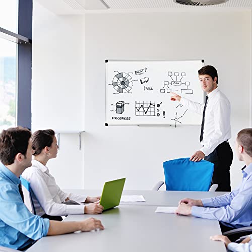 Magnetic Dry Erase Whiteboard, 36"W x 24"H