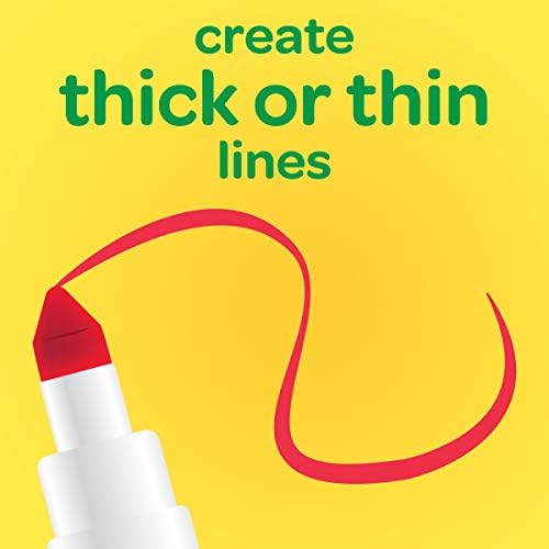 Crayola Super Tips Marker Set (100ct), Fine Point Washable Markers