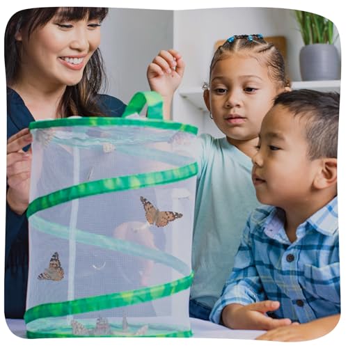 Raise and Release Butterfly Garden Kit – Caterpillar Habitat with redeemable Voucher- STEM