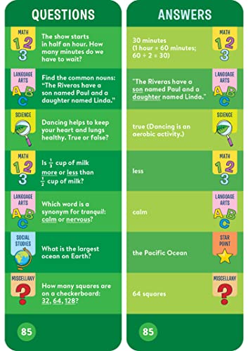 Brain Quest 3rd Grade Smart Cards Revised 5th Edition (Brain Quest Smart Cards)