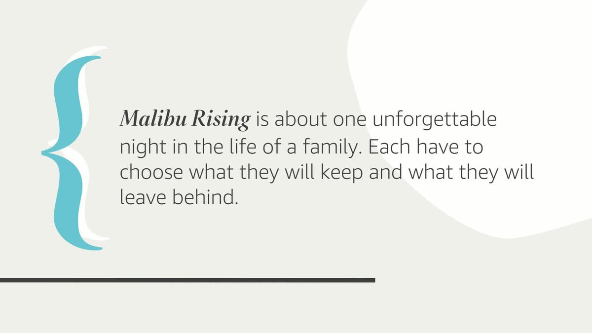Malibu Rising: A Read with Jenna Pick: A Novel- HC