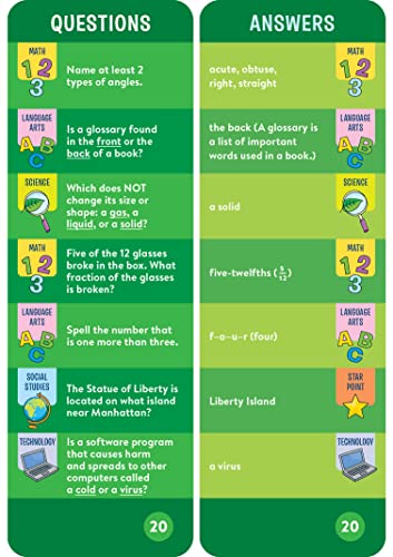 Brain Quest 3rd Grade Smart Cards Revised 5th Edition (Brain Quest Smart Cards)