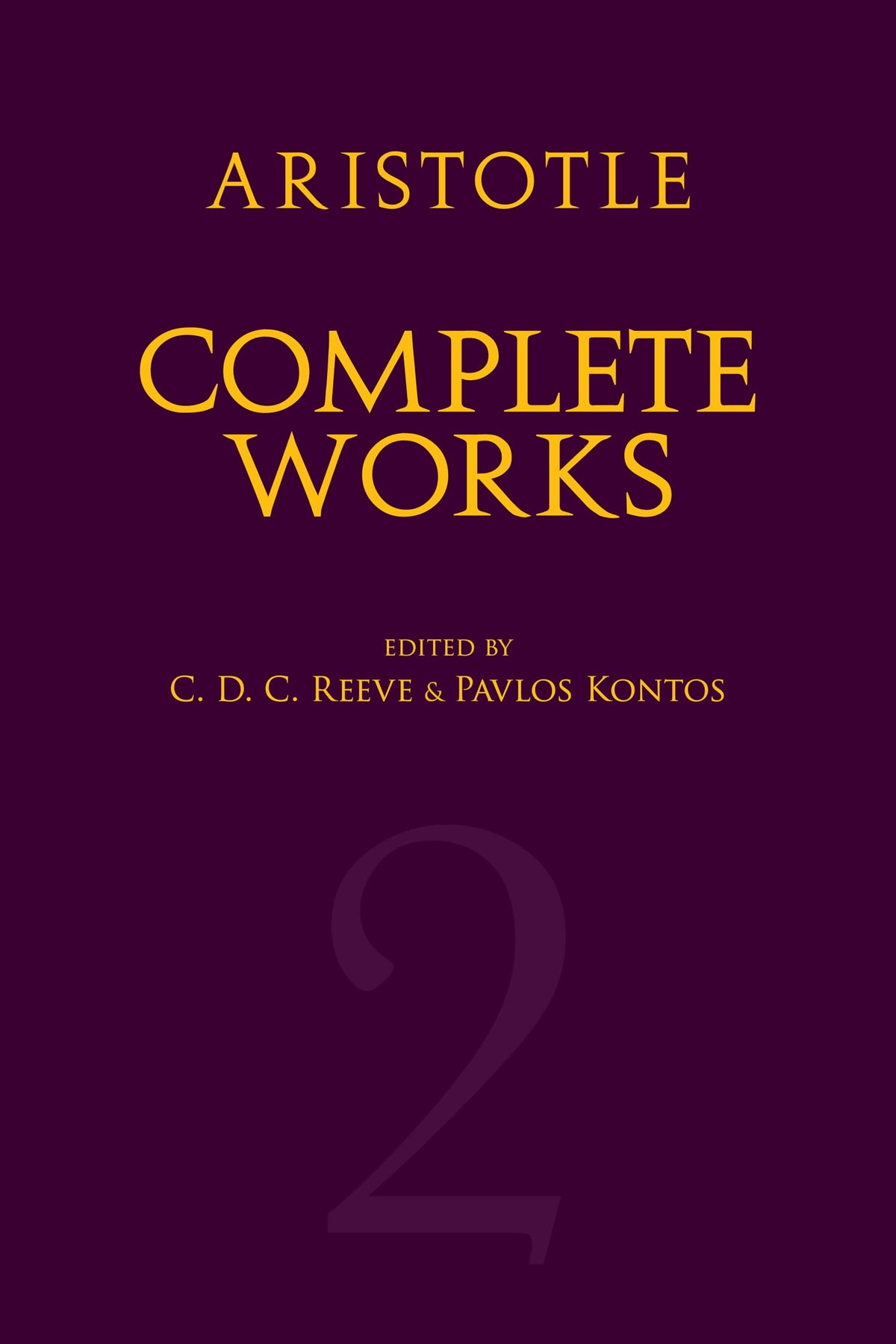 Aristotle: Complete Works: Two-Volume Set