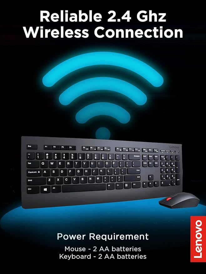Lenovo Wireless Keyboard & Mouse Combo