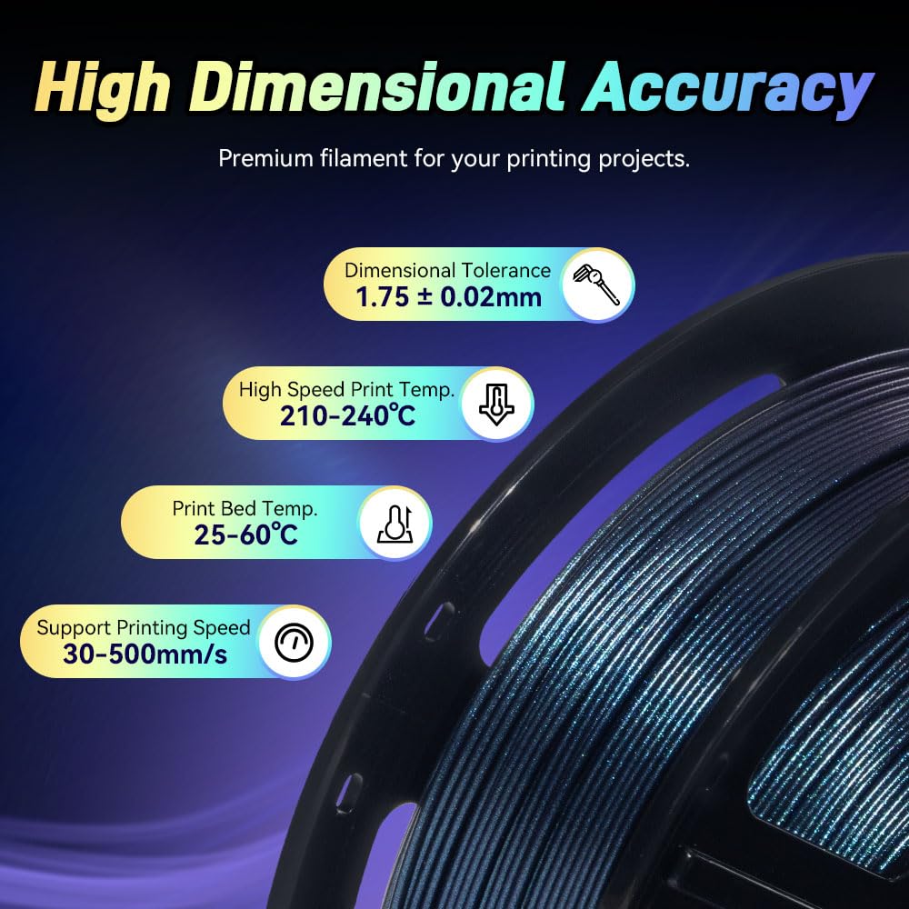 Chameleon Rapid PLA Filament 1.75mm Burnt Titanium