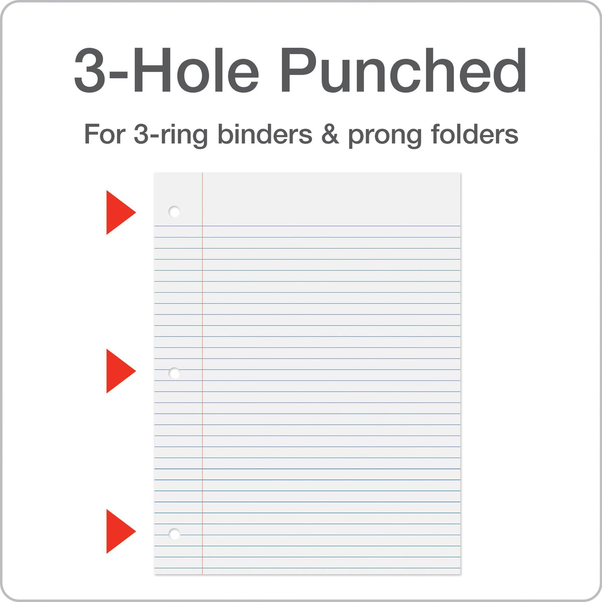 Oxford Loose Leaf Paper, 500 Sheets, College Rule