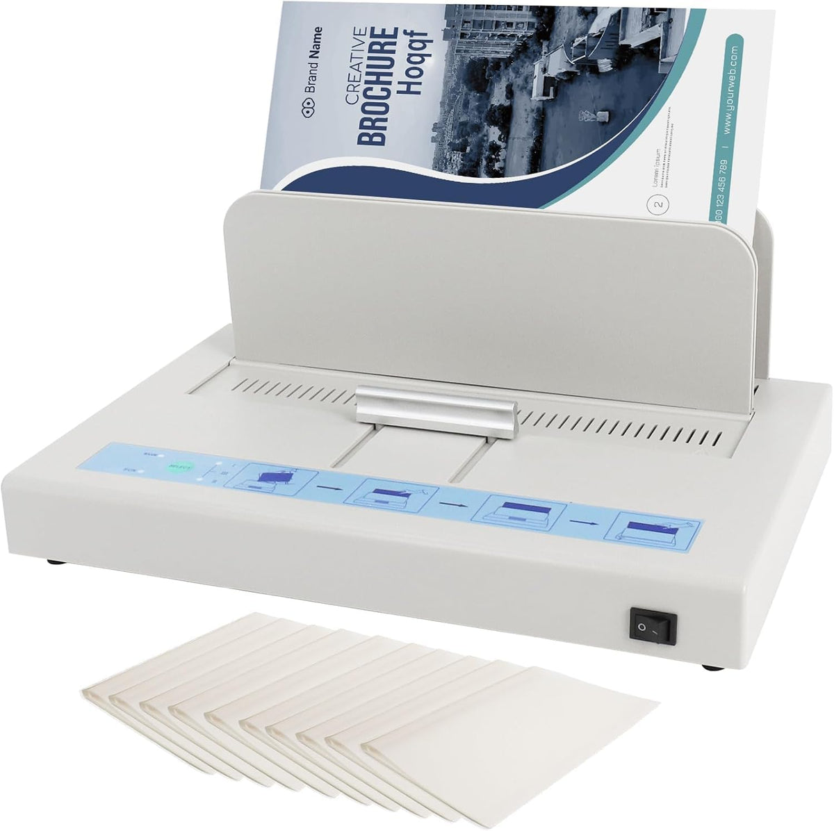 Thermal Binding Machine 500 Sheets Capacity Book Binding Material