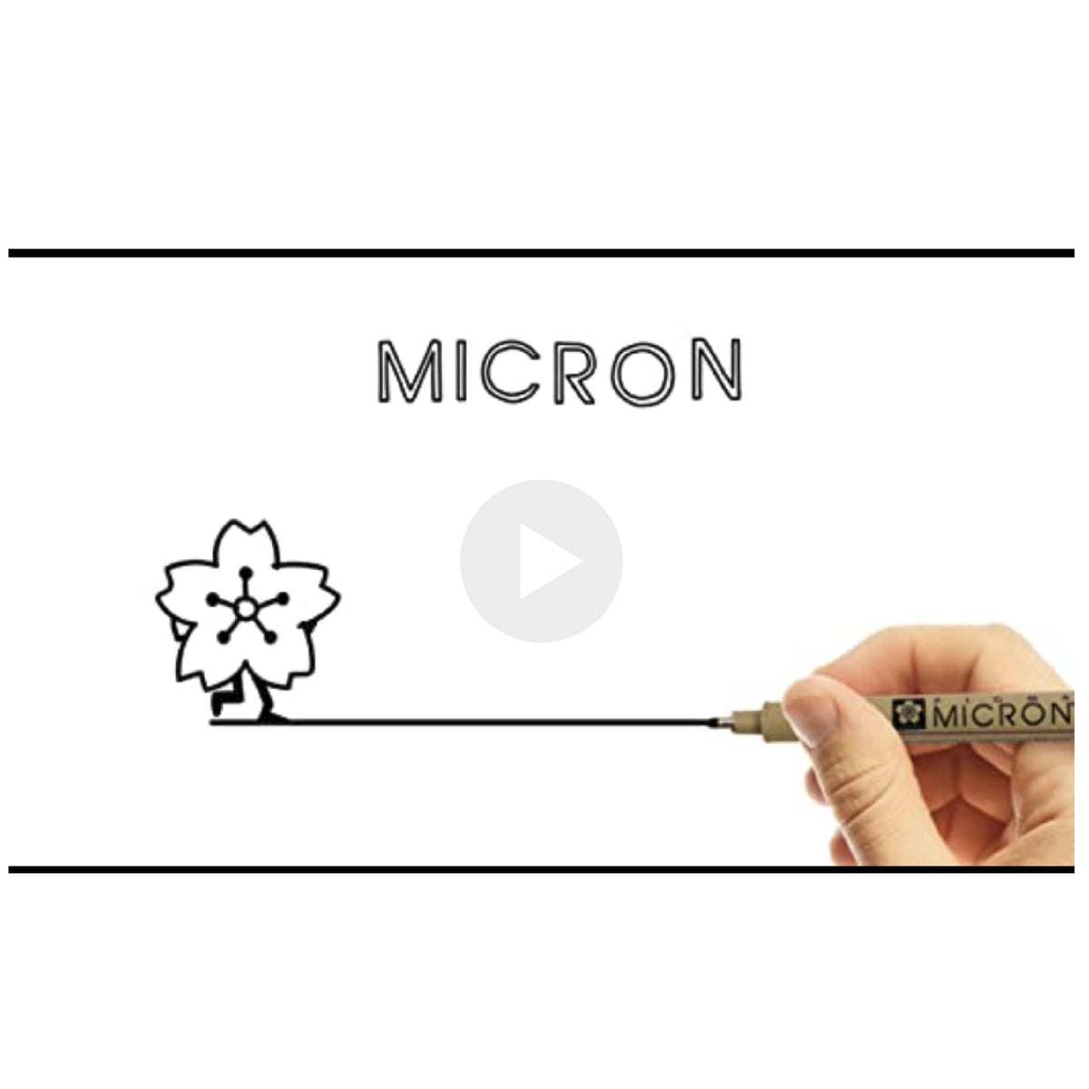 SAKURA Pigma Micron Fineliner Pens - Archival Black Ink Pens- 6 Pack