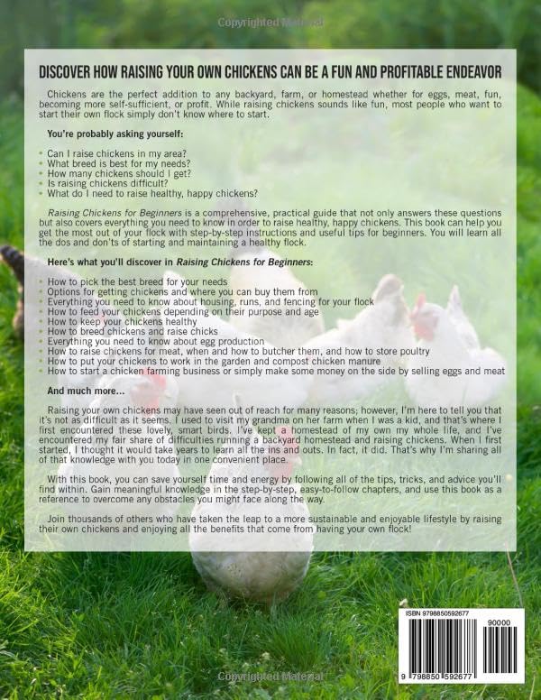 Raising Chickens for Beginners, paperback