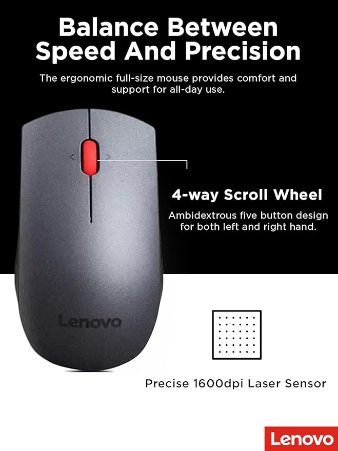 Lenovo Wireless Keyboard & Mouse Combo