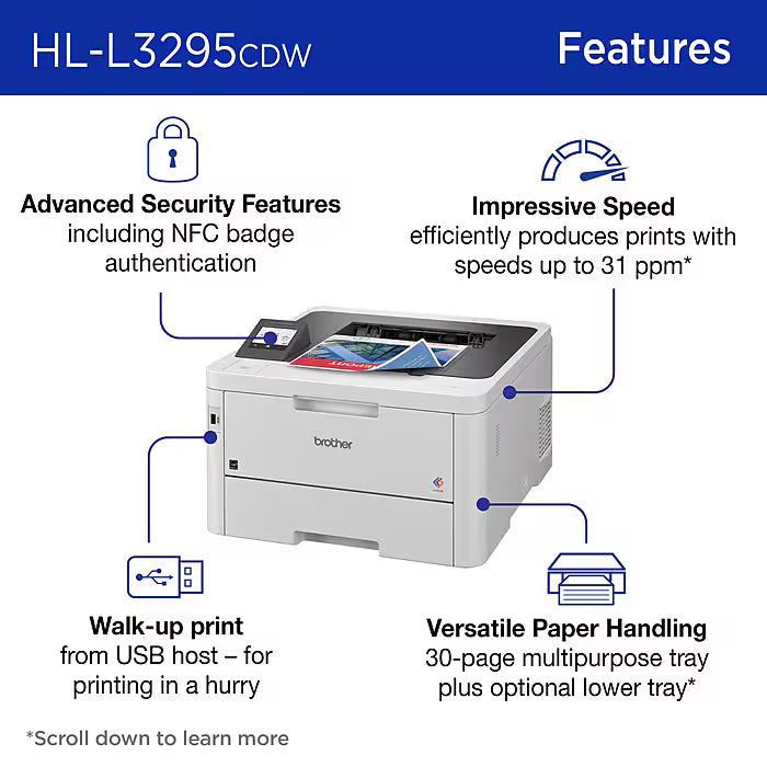 Brother HL-L3295CDW Compact Digital Color Printer