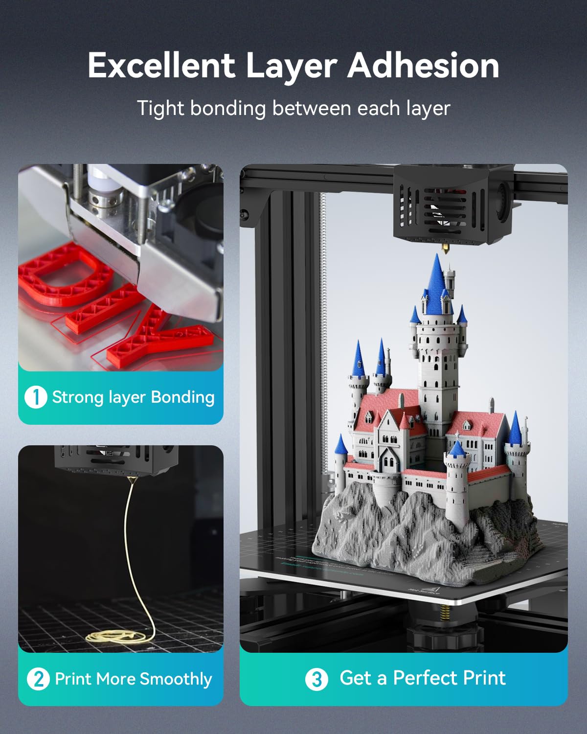 3D Printer Filament Bundle Multicolor PETG Filament 1.75mm
