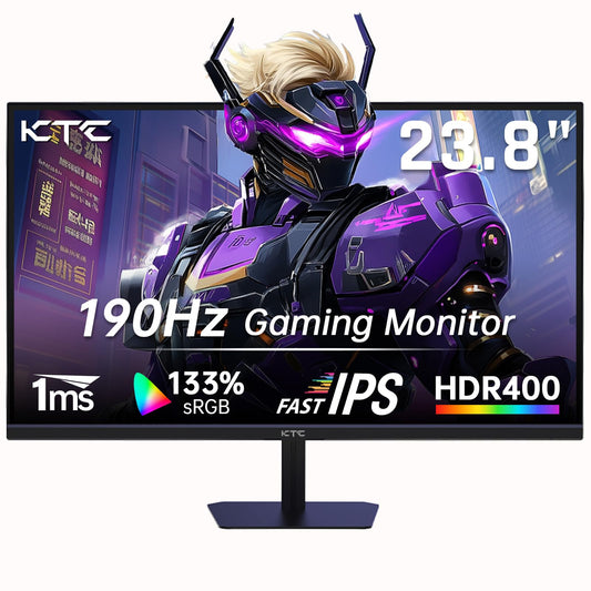 24 Inch 180Hz/190Hz Gaming Monitor, FHD PC Computer Monitor with Fast IPS Panel