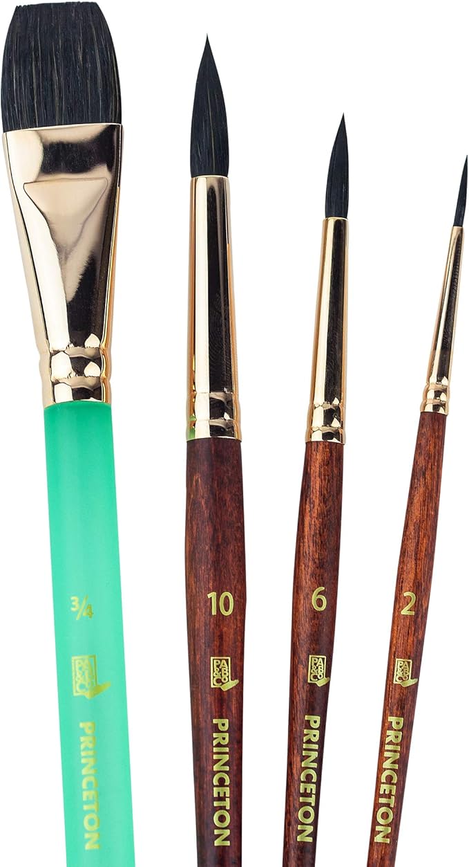 Princeton Neptune 4750 Series 4pc Watercolor Brush Set