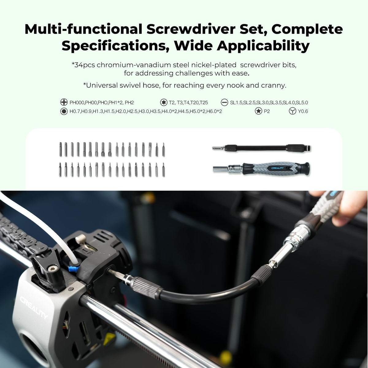 Creality 3D Printer Tool Kit, 74Pcs
