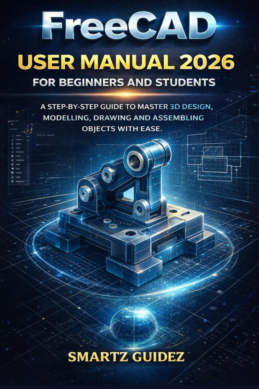 FreeCAD USER MANUAL 2026 FOR BEGINNERS AND STUDENTS: A STEP-BY-STEP GUIDE TO MASTER 3D DESIGN, MODELLING, DRAWING AND ASSEMBLYING OBJECTS WITH EASE.