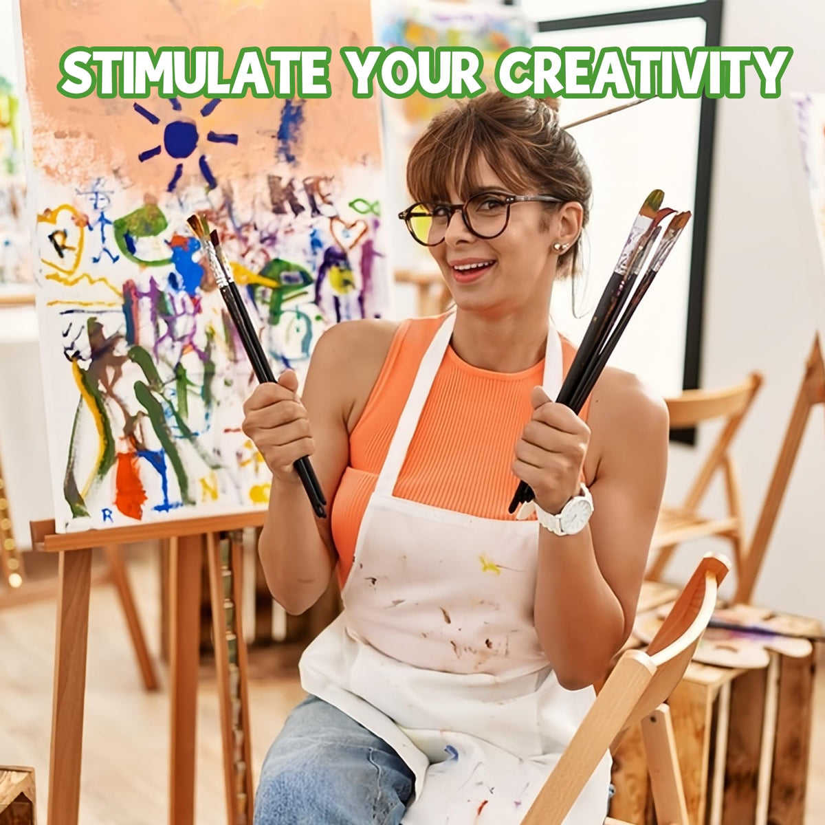 ESRICH Stretched Canvas for Painting 16x20 Inch, 6Pack Large Canvas for Painting