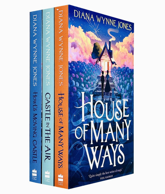 Land of Ingary Trilogy Howl's Moving Castle Complete Series 3 Books Collection Set (Howl's Moving Castle, Castle in the Air & House of Many Ways)- paperback