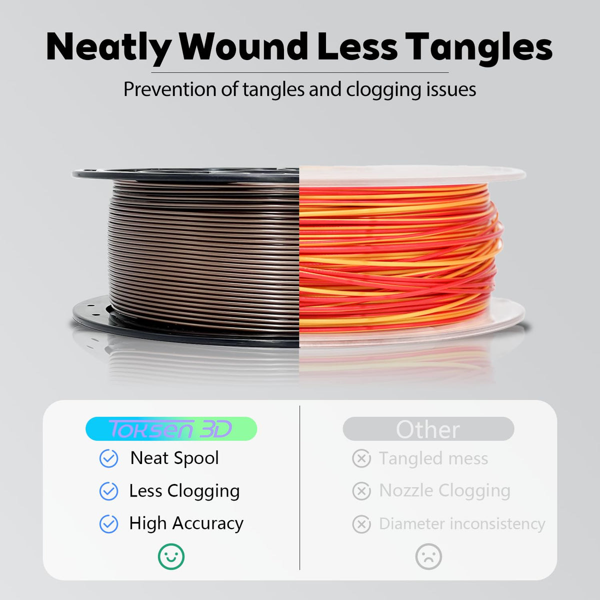 Chameleon Burnt Titanium 1.75mm PLA Filament with Glitter Sparkle, filament