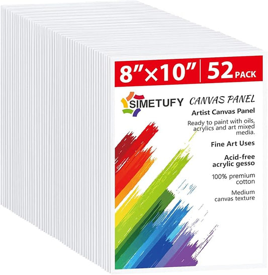 Canvas Boards for Painting, 8x10
