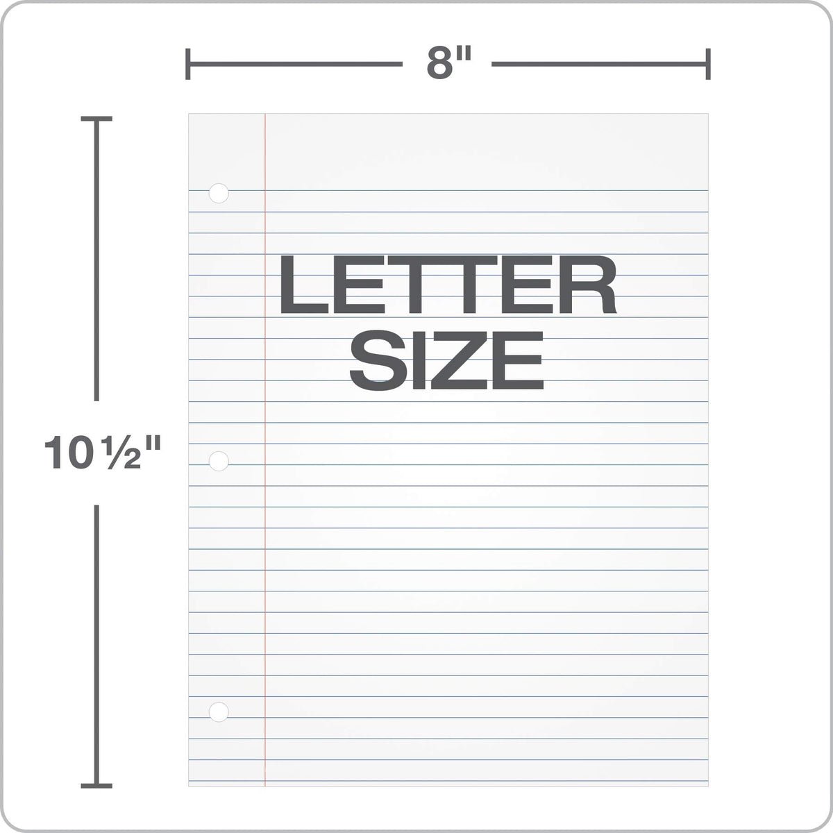Oxford Filler Paper, Wide Ruled Paper, 500 sheets