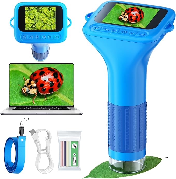 Microscope for Kids with 12 Slides