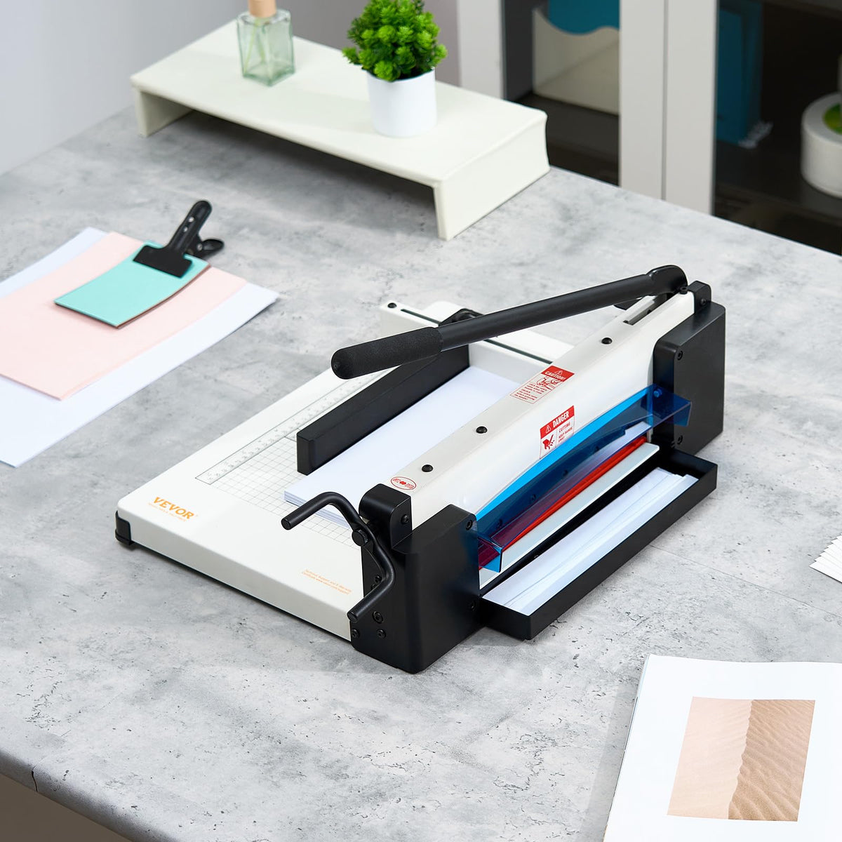 Paper Cutter, 12" for A4 Paper, 400 Sheet Capacity