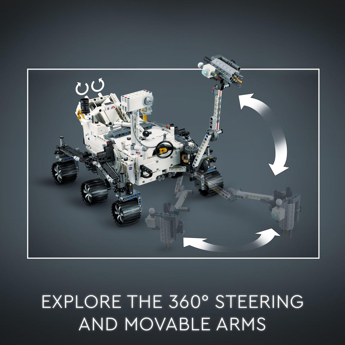 LEGO Technic NASA Mars Rover Perseverance Building Toys - STEM Model Kit