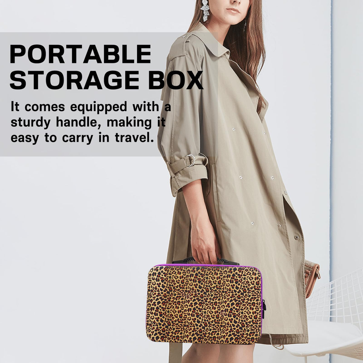 Diamond Painting Storage Case, 60 Slots Diamond Art Kits with Accessories