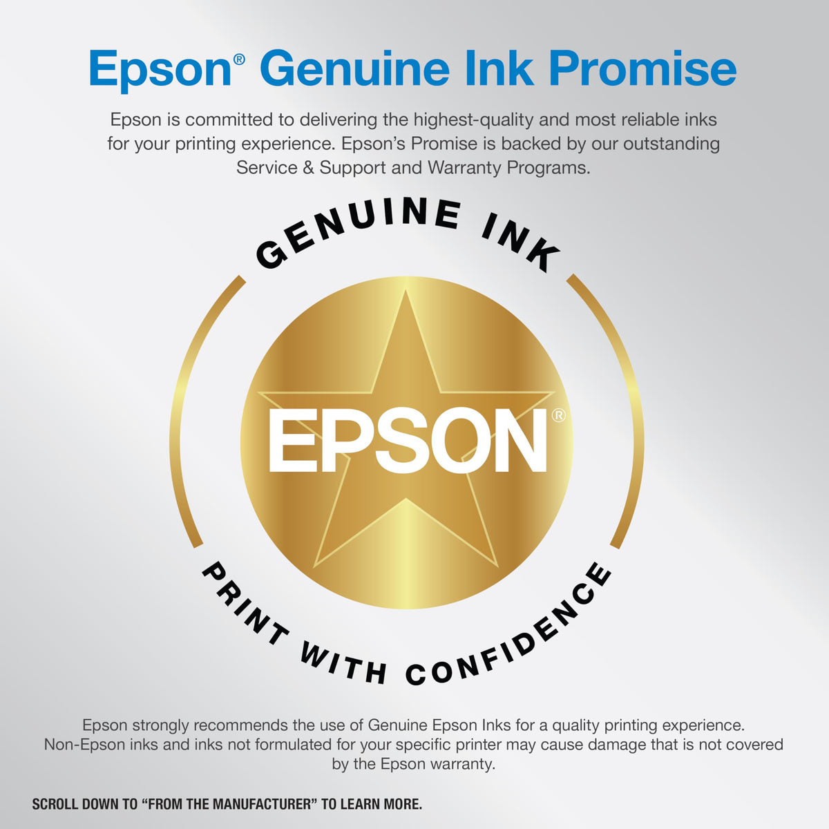 Epson EcoTank ET-3950 Wireless All-in-One Color Supertank Printer- White
