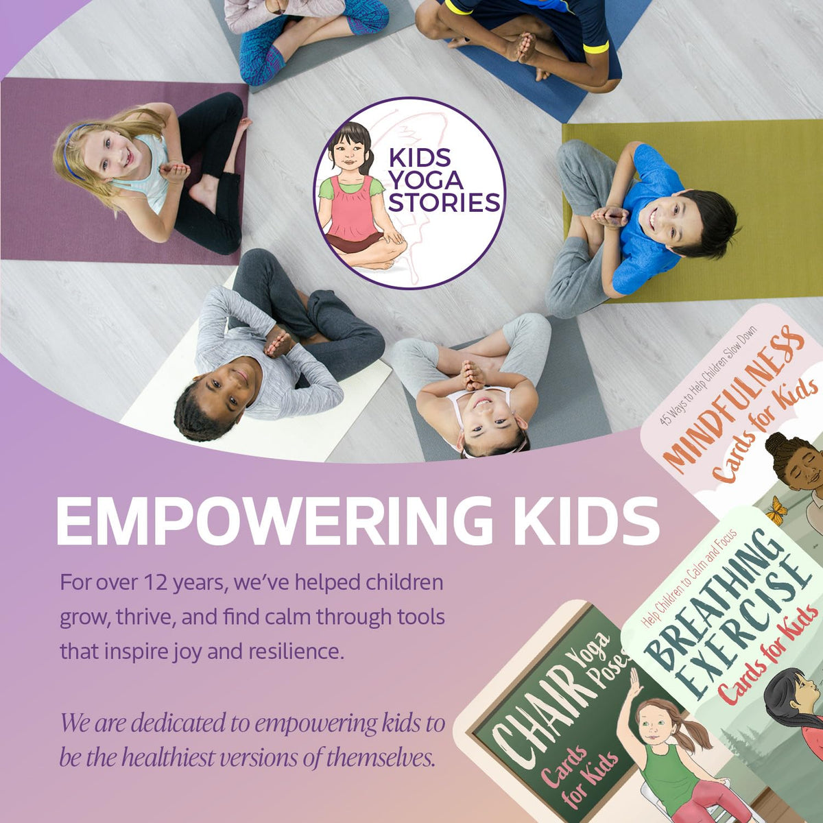 Mindfulness Cards for Kids, Meditation and Brain Focus for Yoga Classroom, Calm Corner Kit, Therapy Activity, Affirmation Cards, Social Emotional, Mind Brain Emotion Connection, or Relaxation
