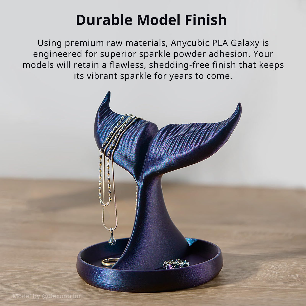 PLA 3D Printer Filament, Sparkle Glitter, Chameleon Changing Colors Galaxy Blue
