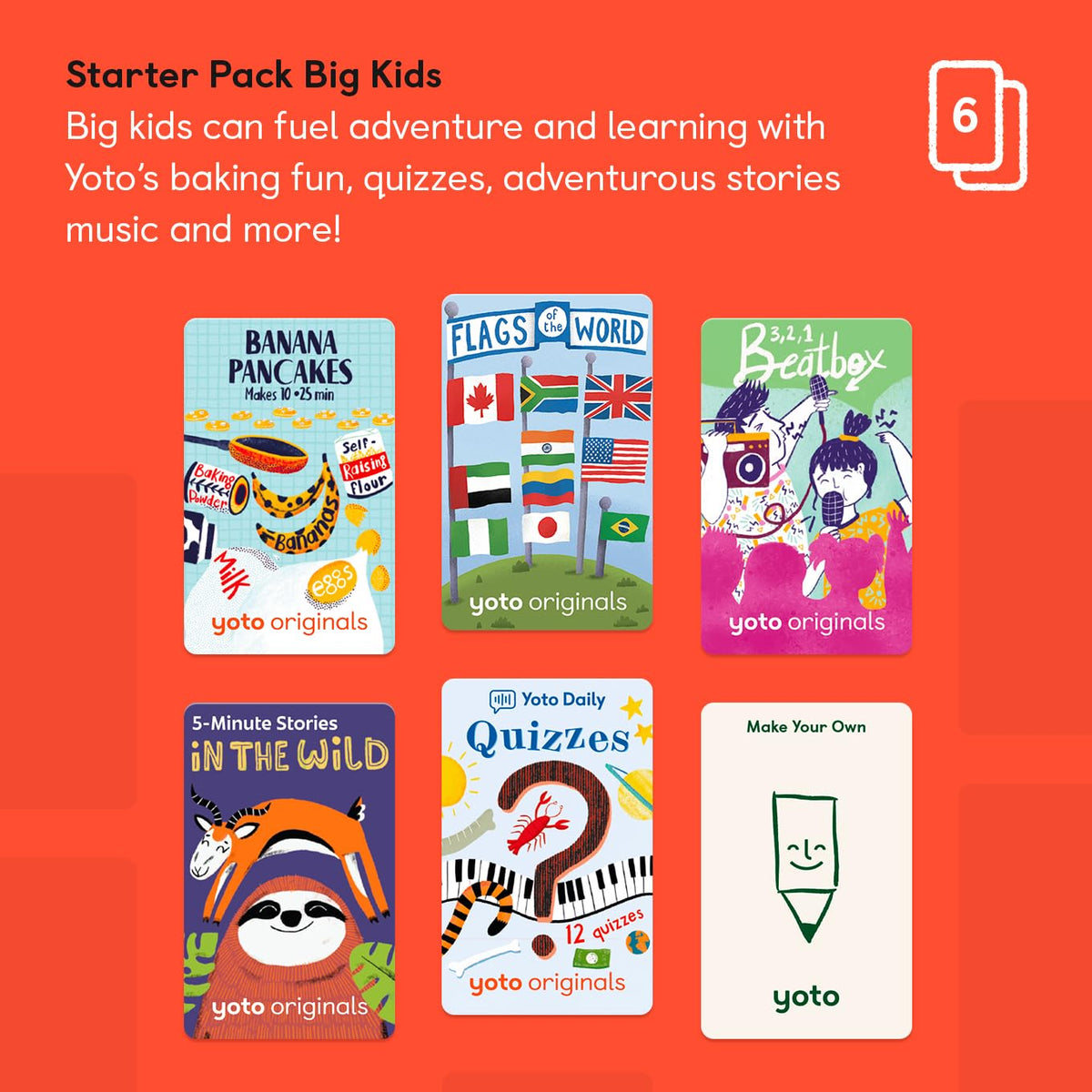 YOTO Player (3rd Gen.) + Starter Pack for Big Kids Bundle