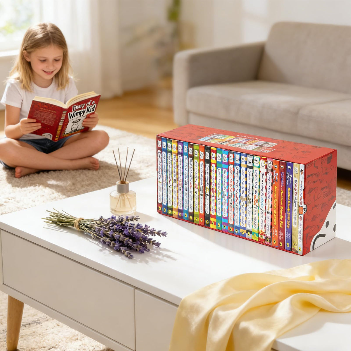 FOLREBAS A Library of a Wimppy Kid Complete Box Toy Set