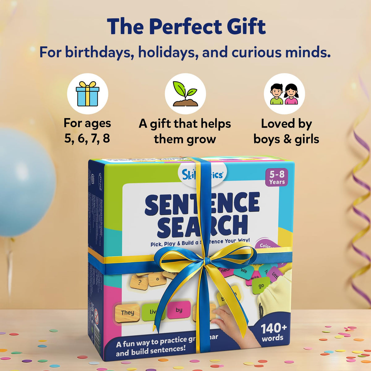 Skillmatics Sentence Search – Educational Board Game