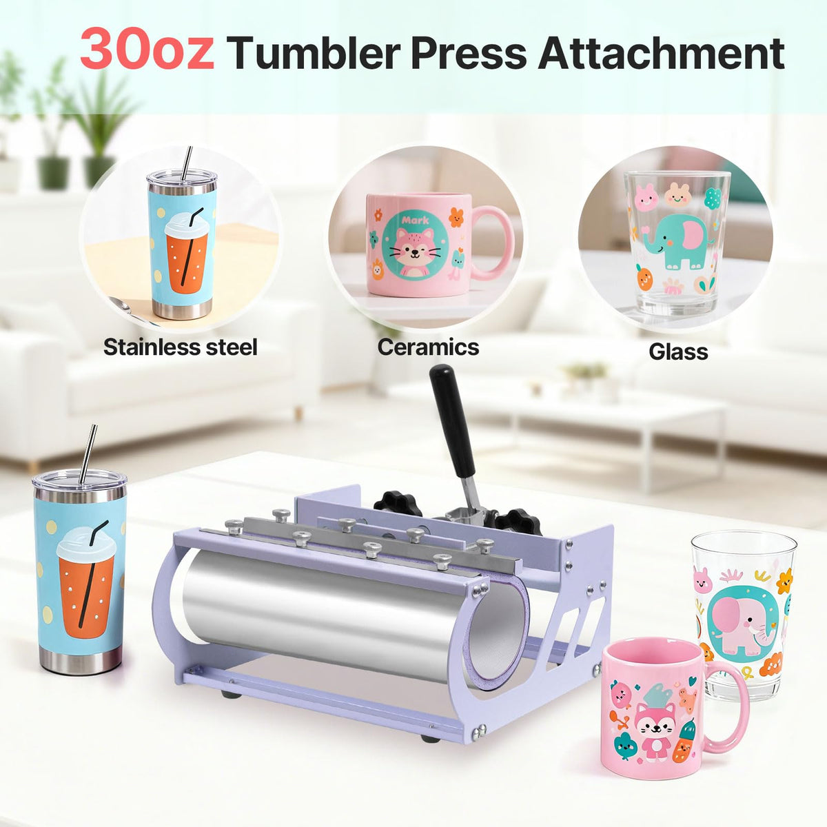 5 in 1 Heat Press Machine 12x15 inch Sublimation Heat Press