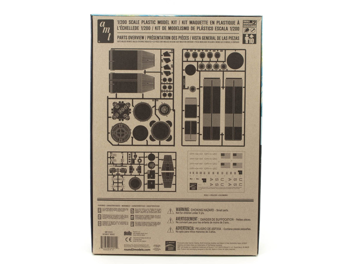 AMT Saturn V Rocket 1:200 Scale Model Kit
