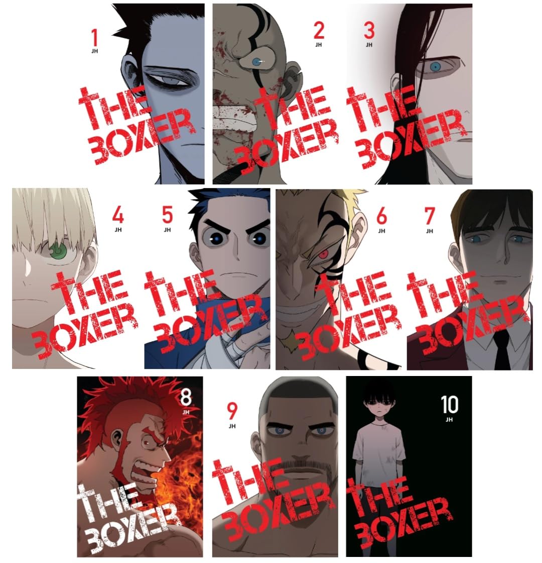 The Boxer Manga Series 10-Book Collection Set (Vol.1 to 10)