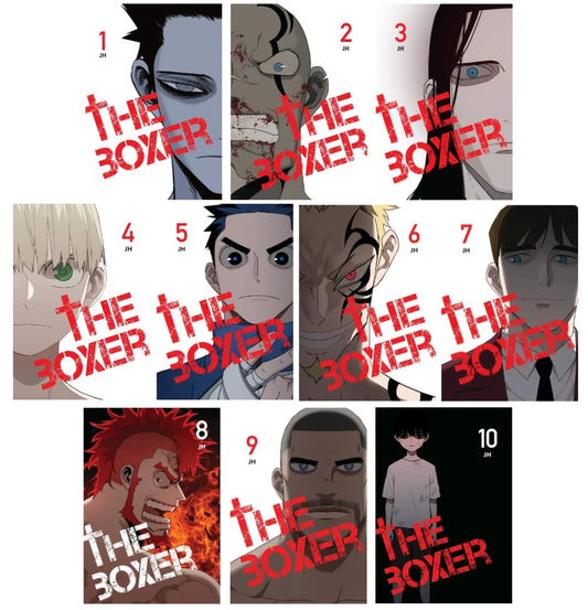 The Boxer Manga Series 10-Book Collection Set (Vol.1 to 10)