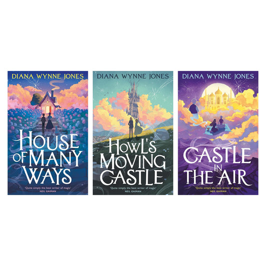 Land of Ingary Trilogy Howl's Moving Castle Complete Series 3 Books Collection Set (Howl's Moving Castle, Castle in the Air & House of Many Ways)- hardcover