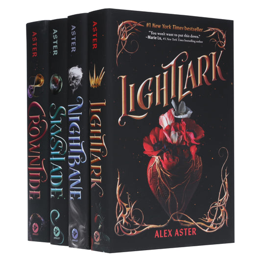 The Lightlark Saga By Alex Aster 4 Books Collection Set (Lightlark, Nightbane, Sky Shade & Crowntide)