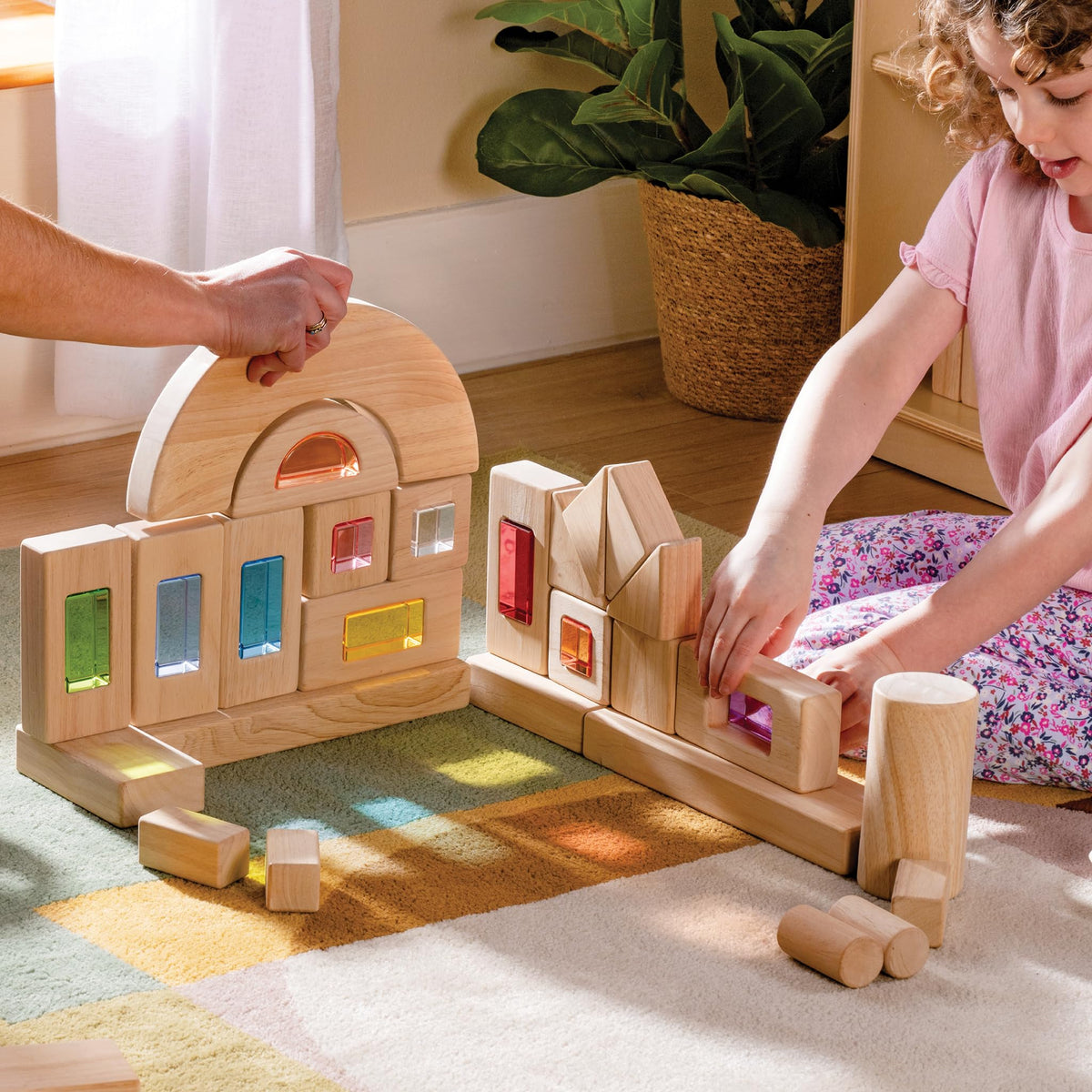 Guidecraft Window Unit Blocks - Foundation Set
