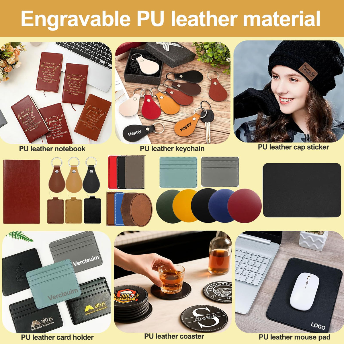 Laser Engraving Blanks Kit
