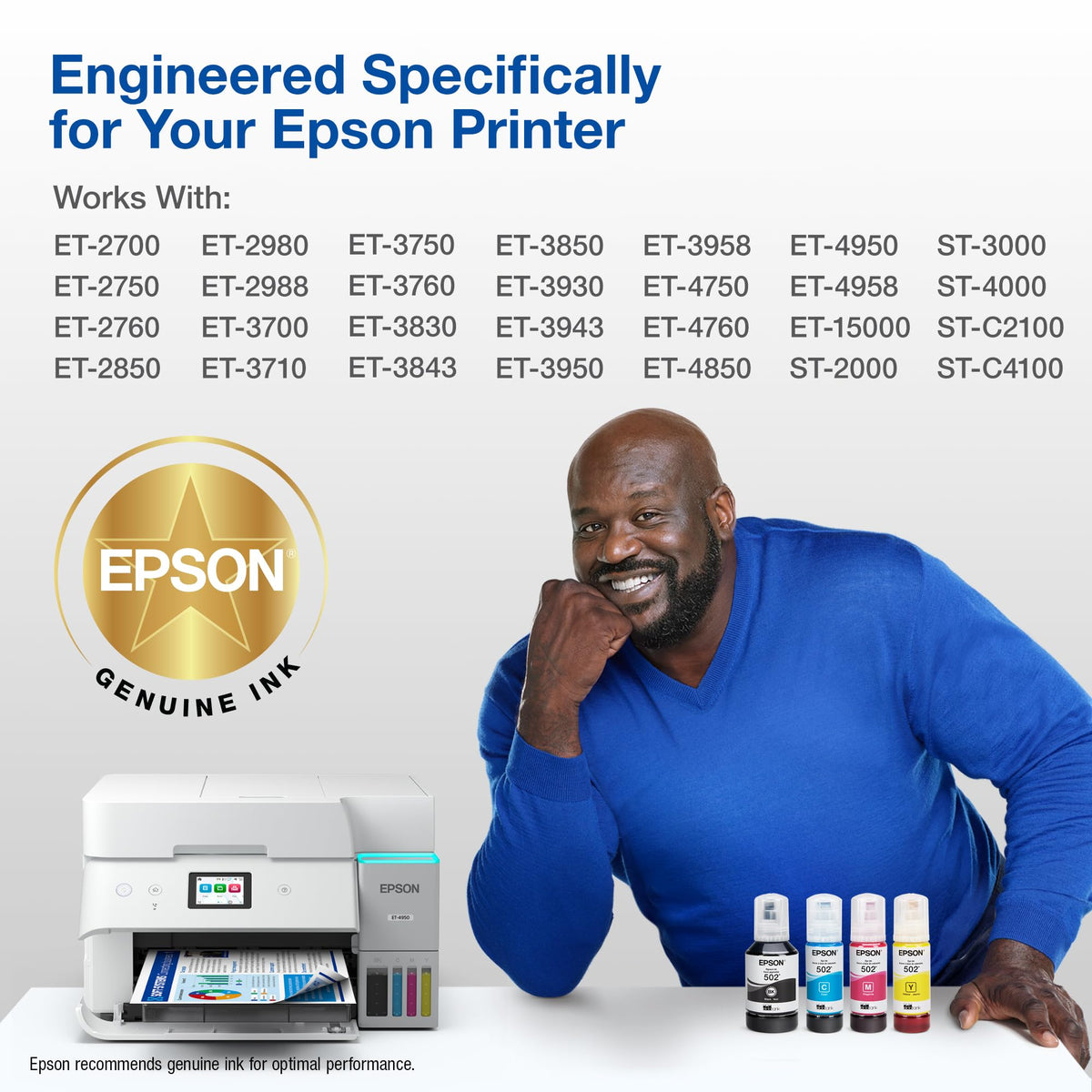 EPSON 502 EcoTank Ink Ultra-high Capacity Bottle Black