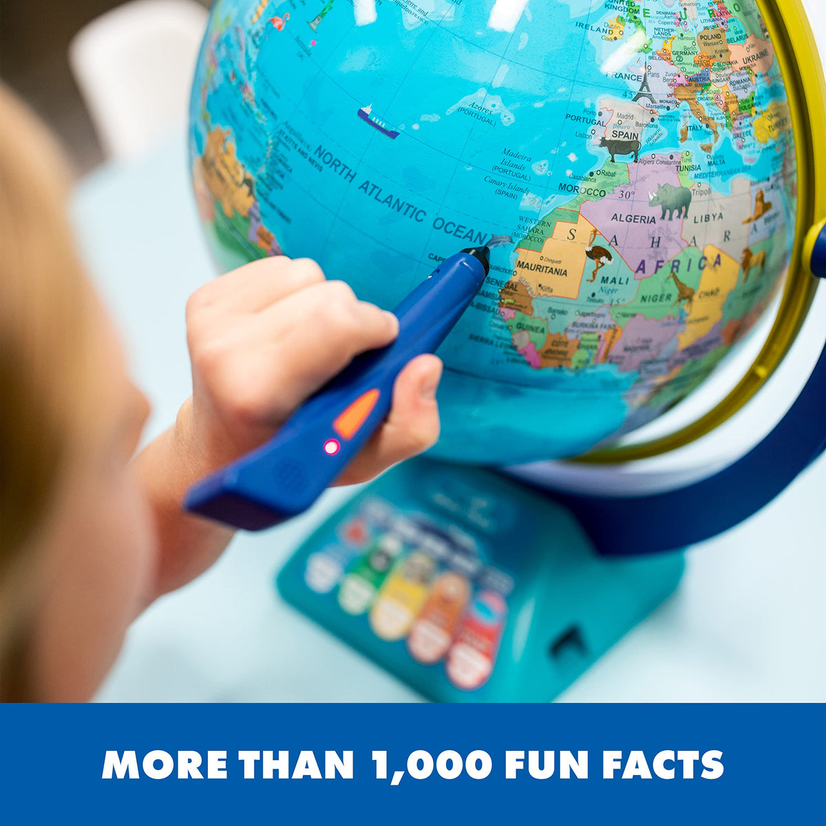 GeoSafari Talking Globe Featuring Bindi Irwin - Interactive Globe for Children