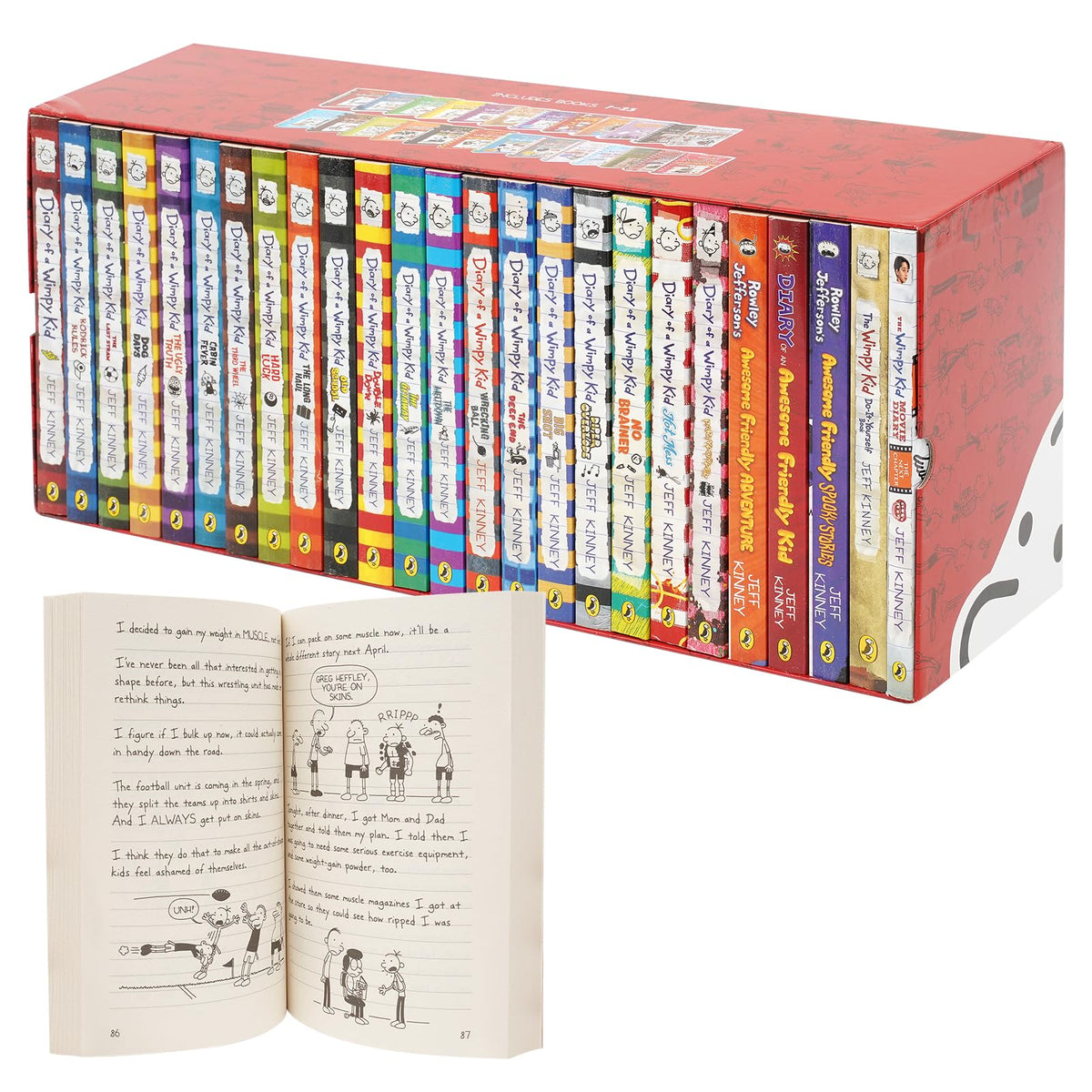 FOLREBAS A Library of a Wimppy Kid Complete Box Toy Set